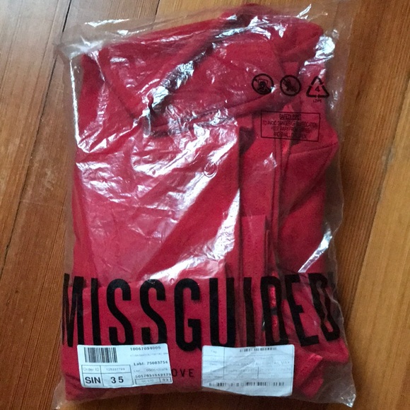 MISSGUIDED Red Bandeau Maxi dress Size 8 - Picture 5 of 7